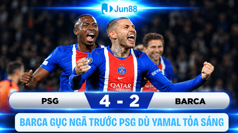 Yamal tỏa sáng, Barca vẫn thua 2-4